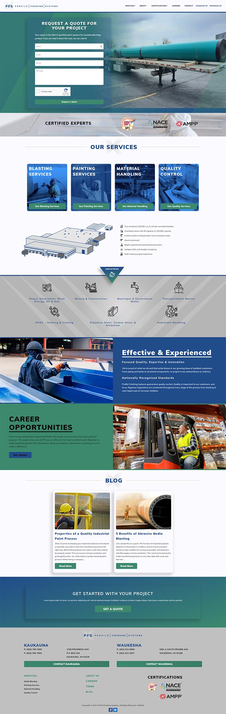 Profile Finishing Systems